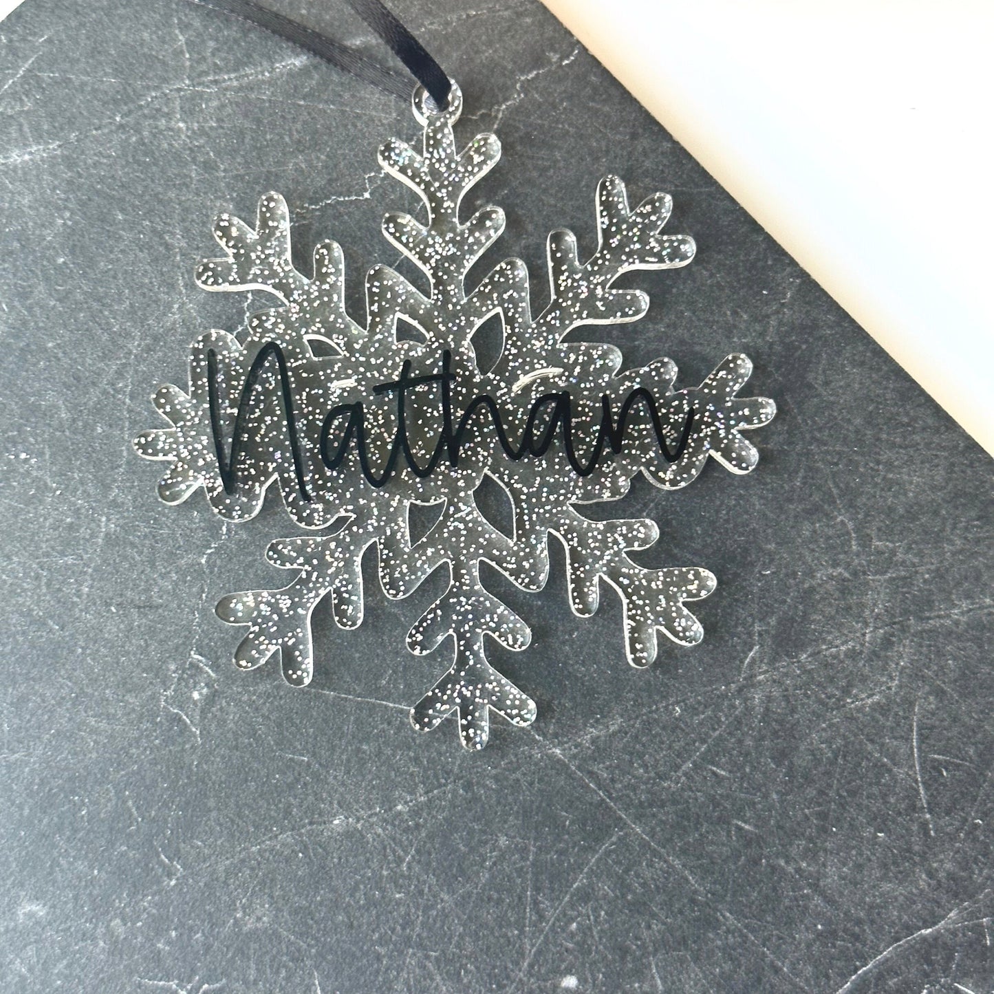 Custom Snowflake Ornament