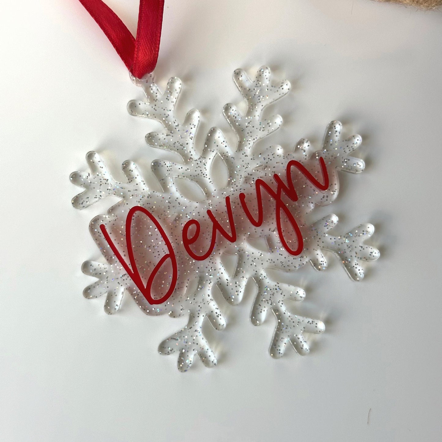 Custom Snowflake Ornament