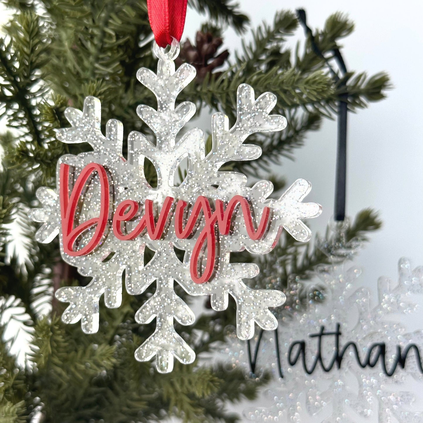 Custom Snowflake Ornament