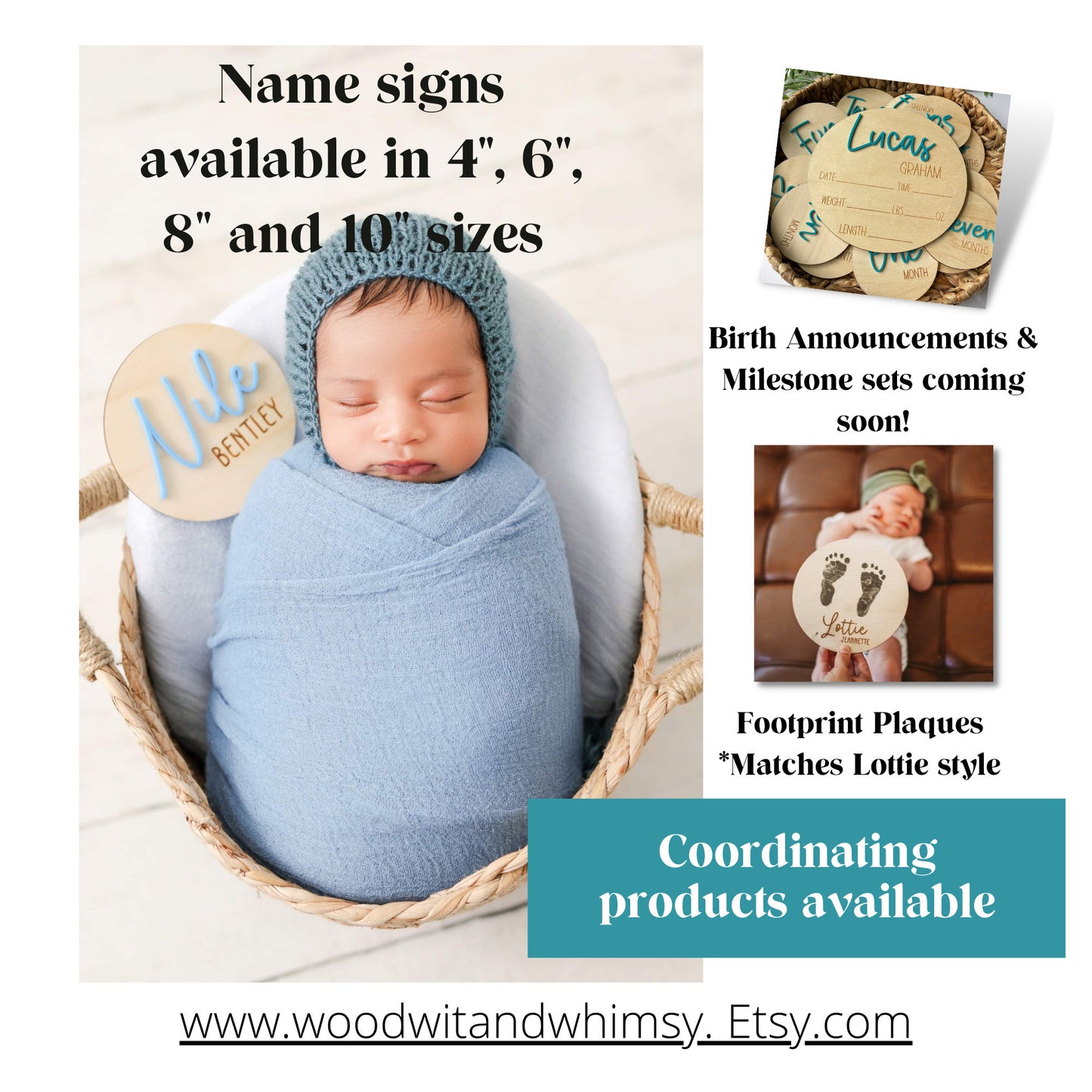 Nile Bentley Baby Name Sign