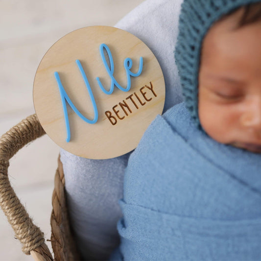 Nile Bentley Baby Name Sign