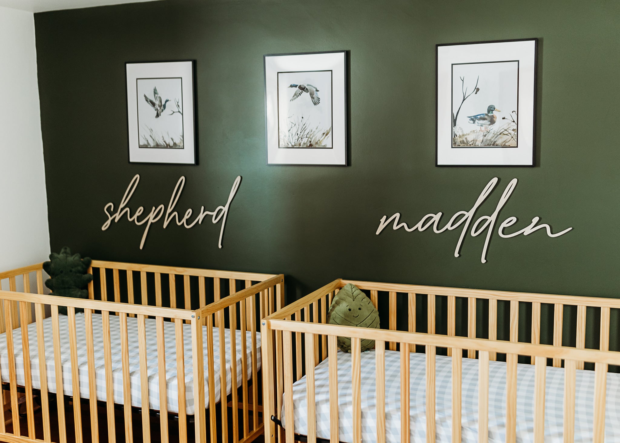 Nursery name deals on wall